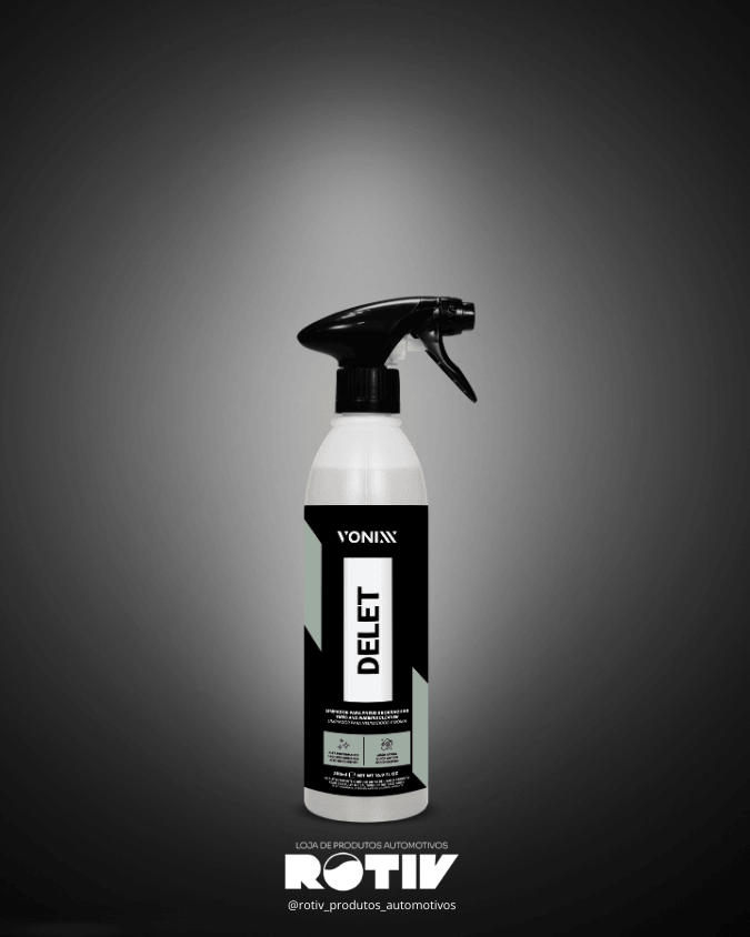 Delet Limpador Para Pneus E Borrachas 500ml Vonixx