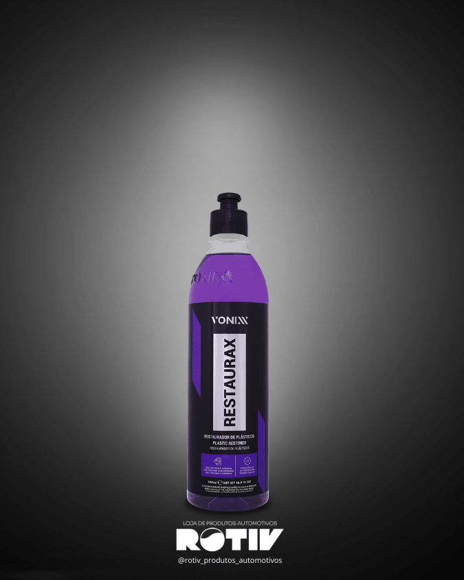 Restaurax Vonixx 500ml - Restaurador de Plásticos Desbotados